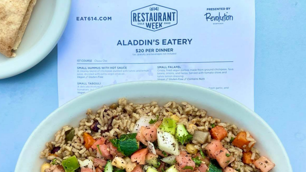 Aladdin's Eatery Columbus Restaurant Week