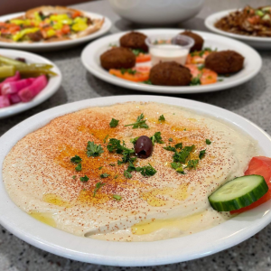 World Vegan Day: Celebrate at Aladdin's 1 Hummus at Aladdin's, vegan appetizer at Lebanese restaurant