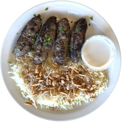 Mediterranean Beef Kafta Plate