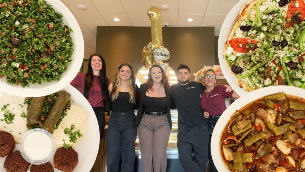 Aladdin's Medina team with vegetarian and vegan menu items