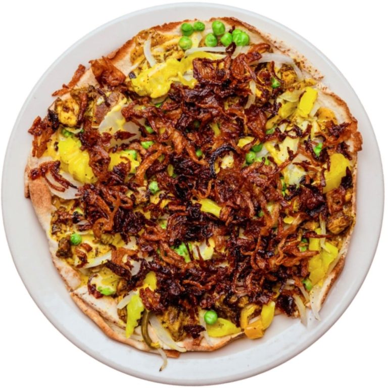 Chicken Curry Pitza