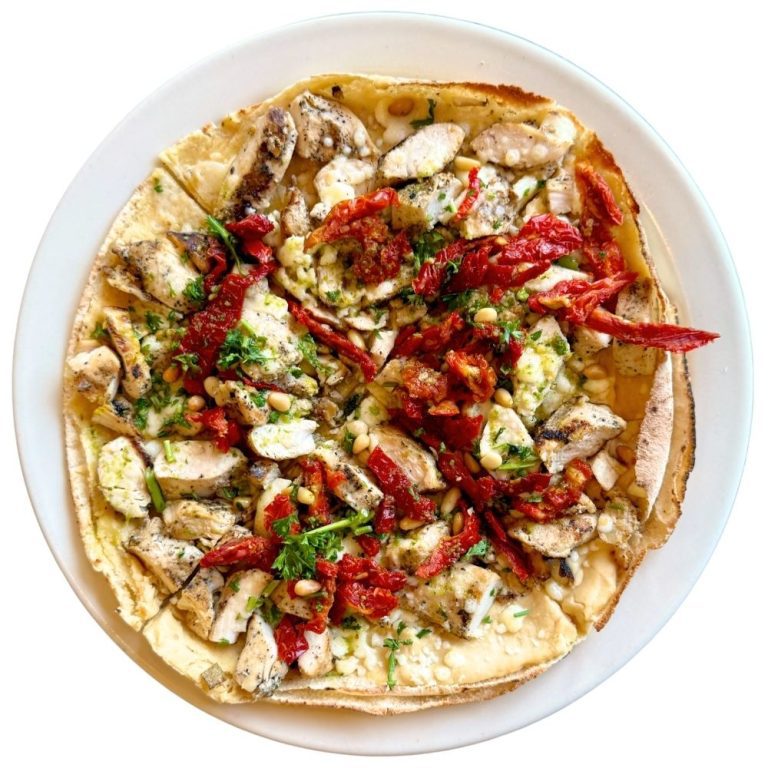 Chicken Pesto Pitza